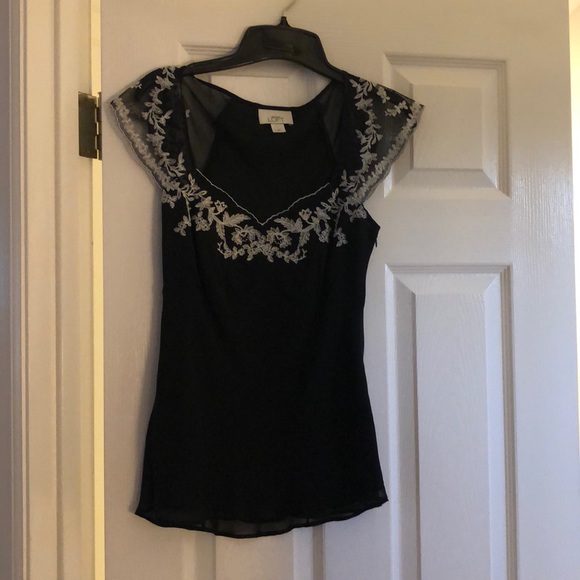 Sleeveless black dress shirt - Picture 2 of 4